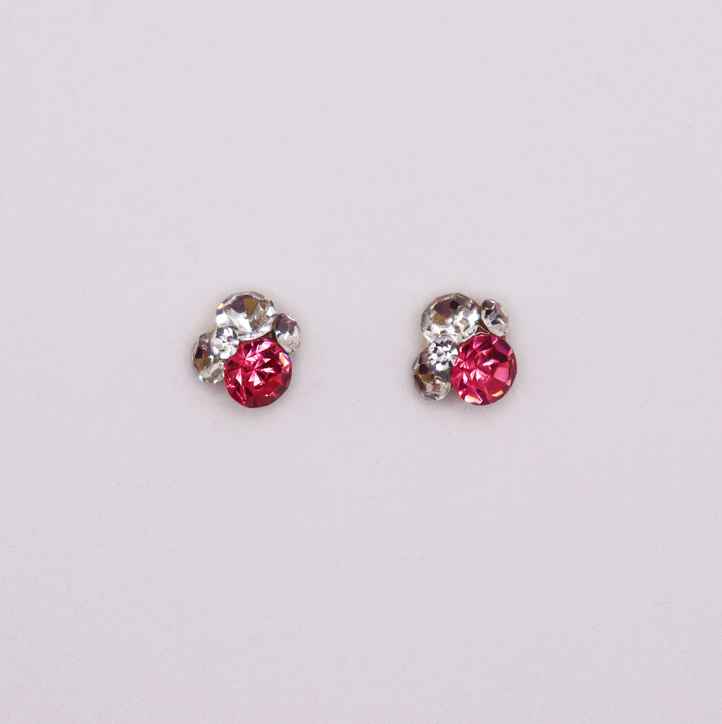 3D 5stones/Crystal 2pcs